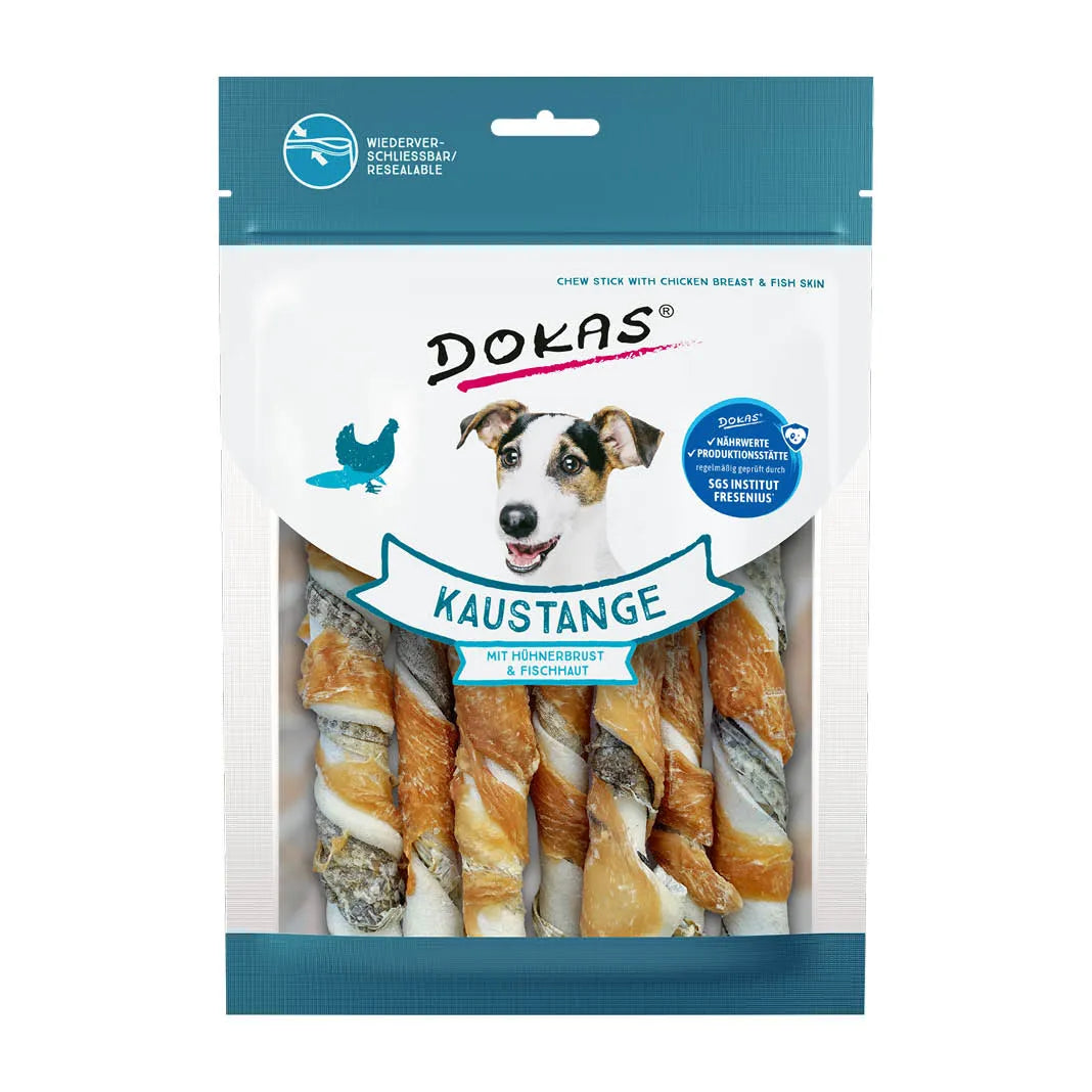 Dokas Kaustange mit Hühnerbrust & Fischhaut 170 g