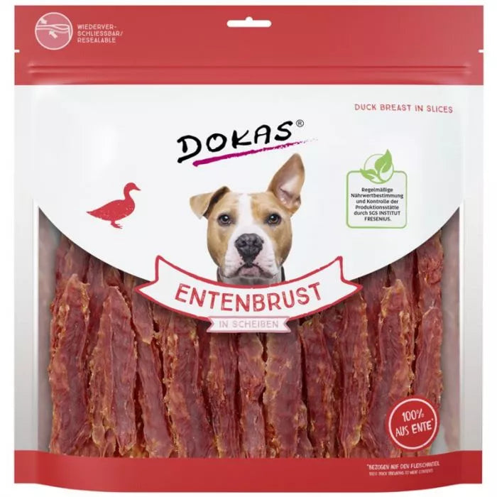 Dokas Dog Snack Entenbrust in Scheiben 900g