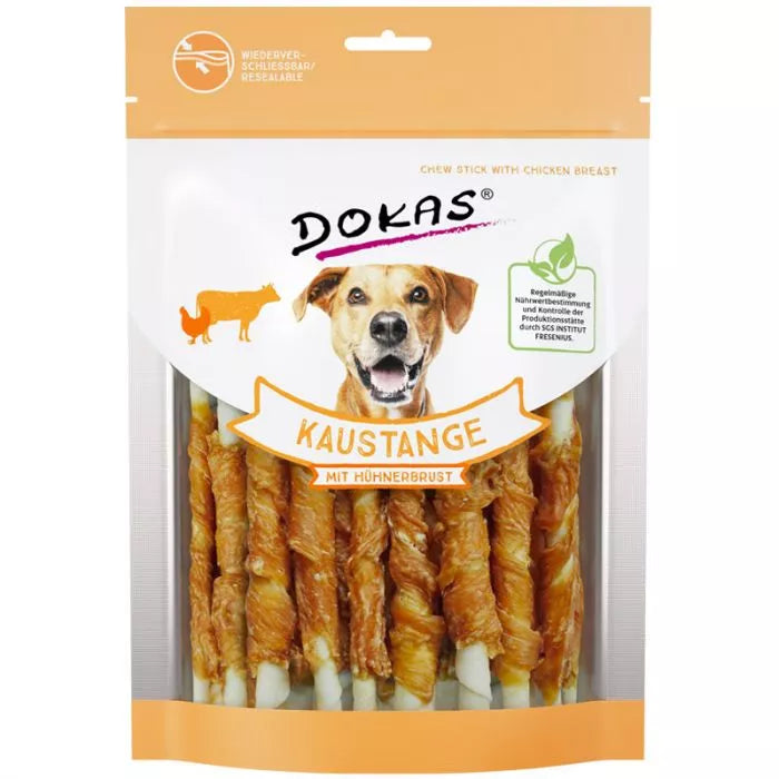 Dokas Dog Snack Kaustange mit Hühnerbrust 200g