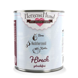 Herzenshund Hirsch mit Kürbis - getreidefrei