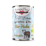 Herzenshund Bio-Huhn mit Bio-Karotte - Welpe