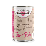 Herzenshund Bio-Pute mit Bio-Gemüse