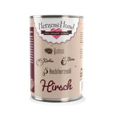 Herzenshund Hirsch mit Quinoa -glutenfrei