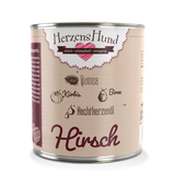 Herzenshund Hirsch mit Quinoa -glutenfrei