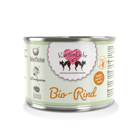 Katzenliebe Bio-Rind mit Bio-Wurzelgemüse