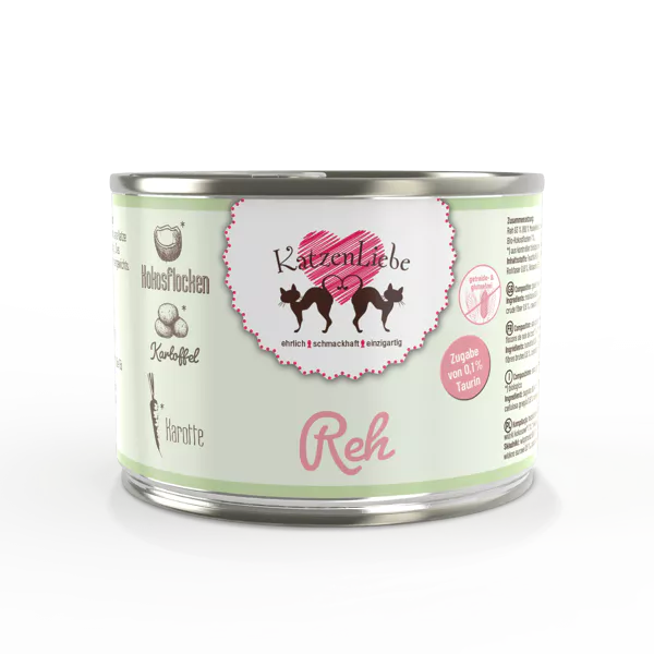 Katzenliebe Reh mit Bio-Kartoffel