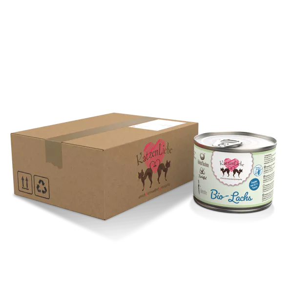 Katzenliebe Bio-Lachs mit Bio-Kartoffel