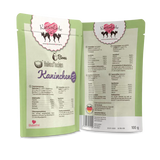 Katzenliebe Kaninchen mit Bio-Birne