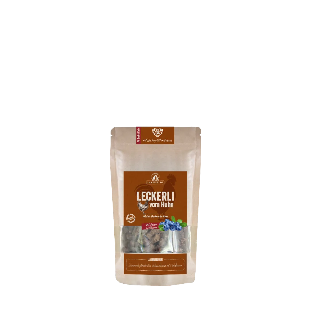 Lakefields Huhn Leckerlis 8x150g