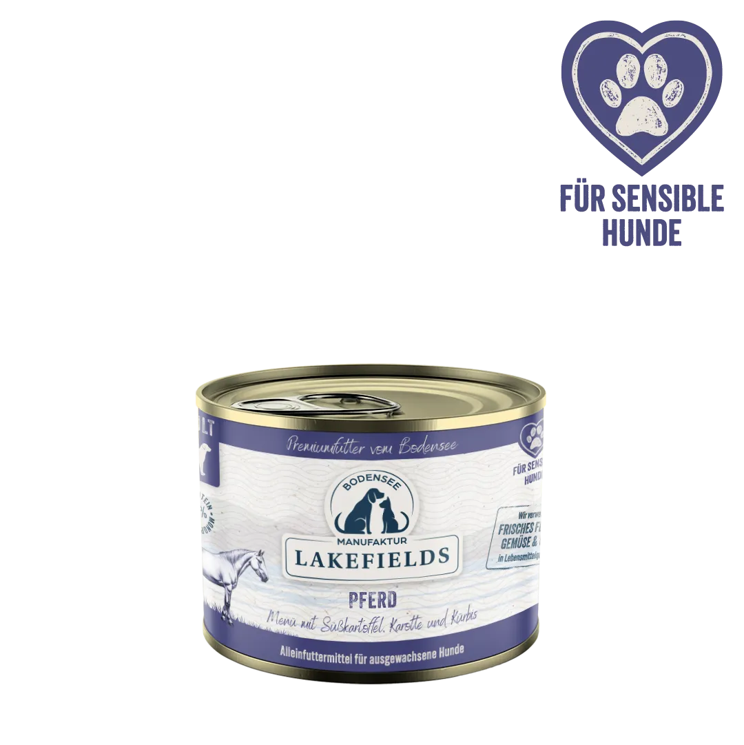 Lakefields Nassfutter-Menü Pferd