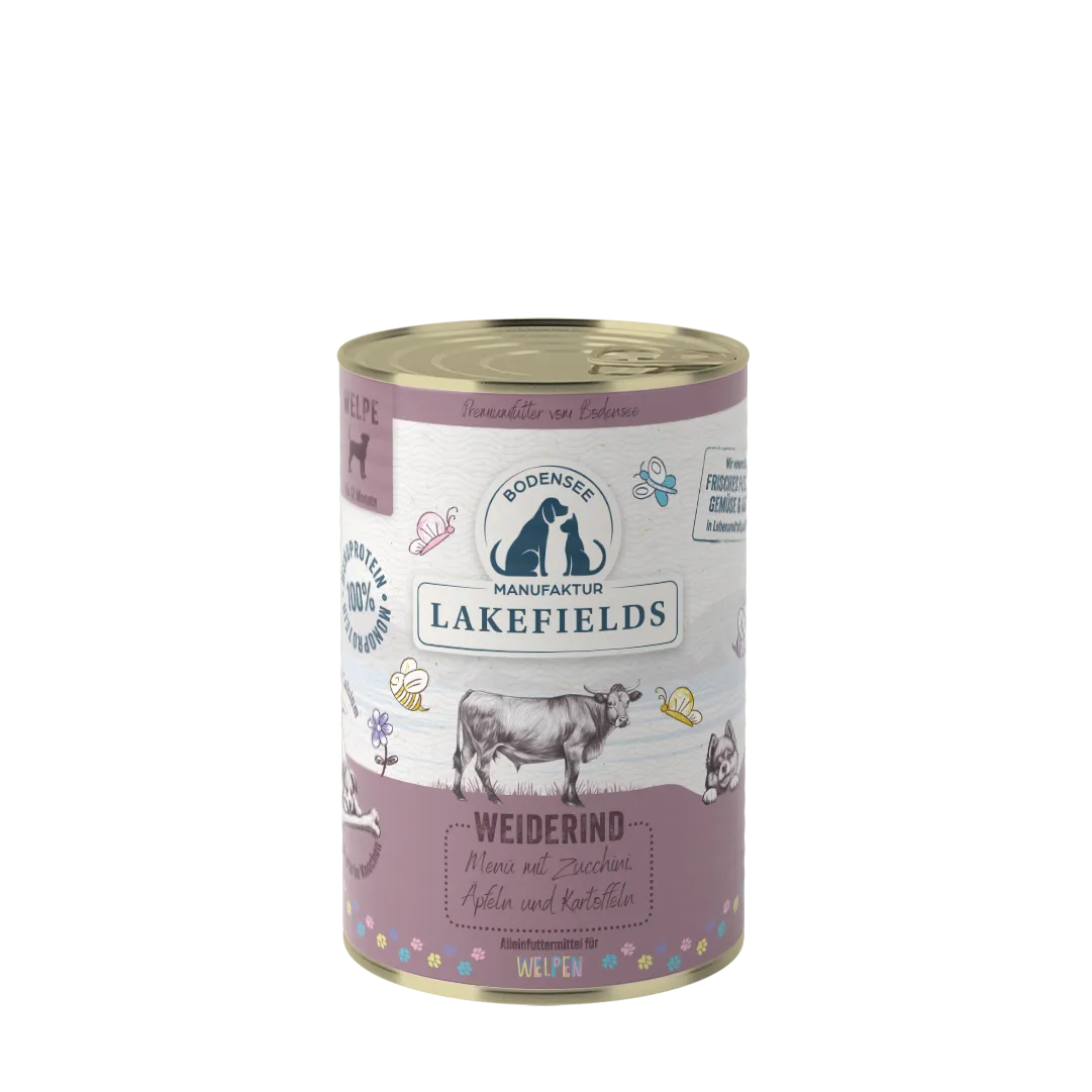 Lakefields Dose Welpen-Rind