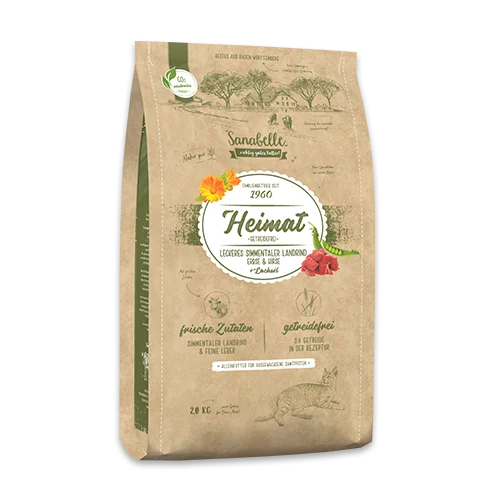 Sanabelle Heimat Adult Getreidefrei mit leckerem Simmentaler Landrind