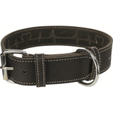 Rustic Fettleder-Halsband Heartbeat