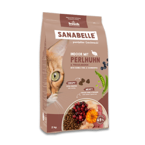 Sanabelle Indoor mit Perlhuhn & Preiselbeeren