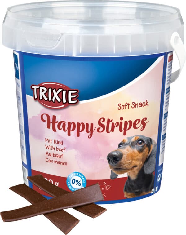 Trixie Soft Snack Stripes Rind 500g