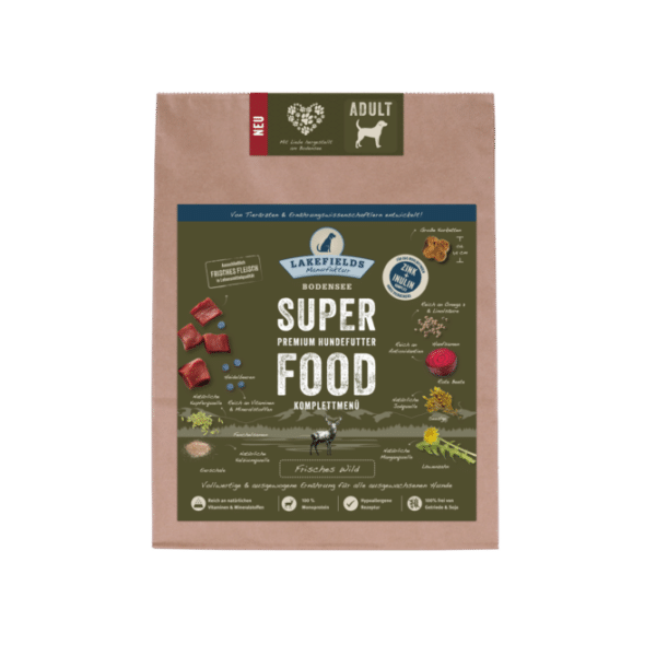 Lakefields SUPERFOOD Wild für ausgewachsene Hunde