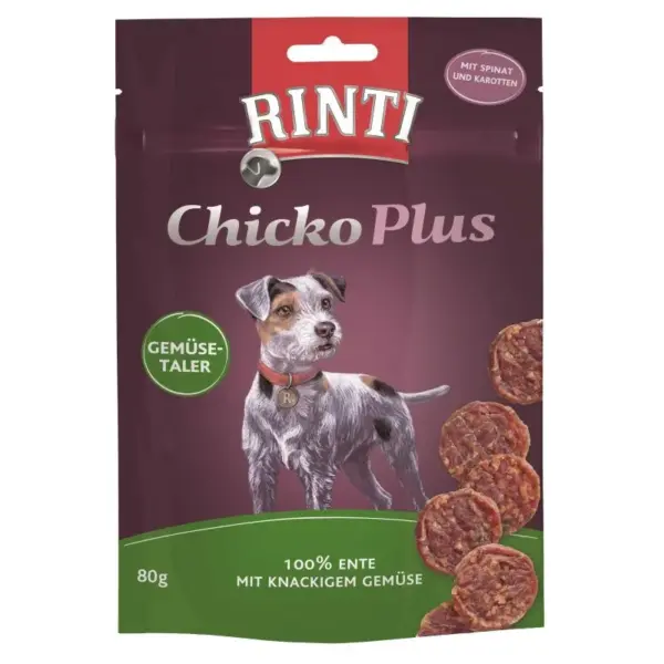 Rinti Chicko Plus Gemüsetaler mit Ente 80 g