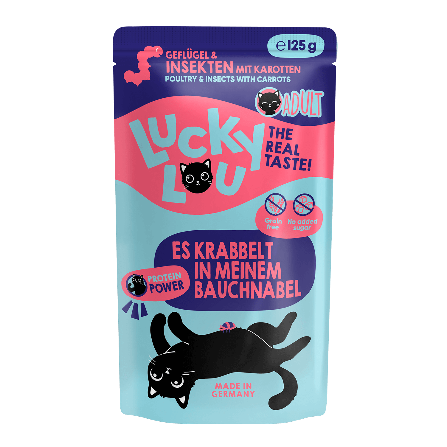 Lucky Lou® Lifestage Adult Geflügel & Insekten 125g