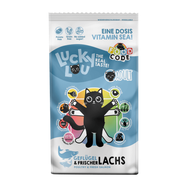Lucky Lou® Food Code Lifestage Adult Geflügel & Lachs 750g