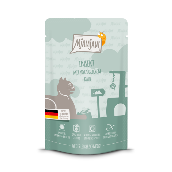 MjAMjAM - Quetschie Insekt mit vorzüglichem Kalb 125g