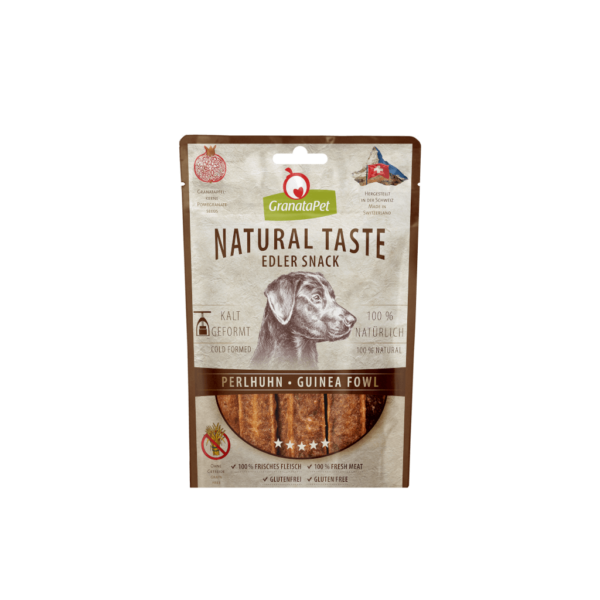 Granatapet Natural Taste Edler Snack Perlhuhn MHD 07/25