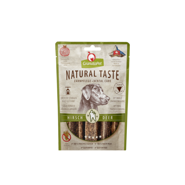 Granatapet Natural Taste Edler Snack Hirsch Zahnpflege
