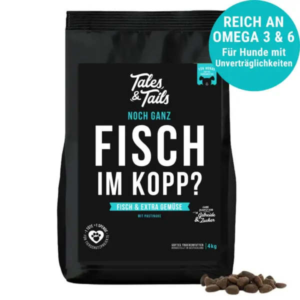 Tales & Tails Noch ganz Fisch im Kopp? Softes Trockenfutter 4kg