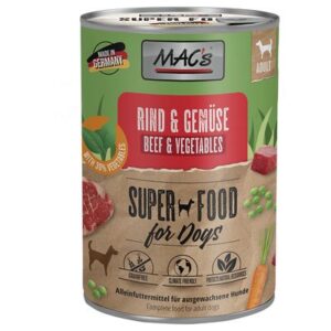 Macs Dog Rind und Gemüse