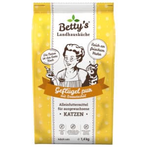 Betty`s Landhausküche Katze Adult Geflügel pur